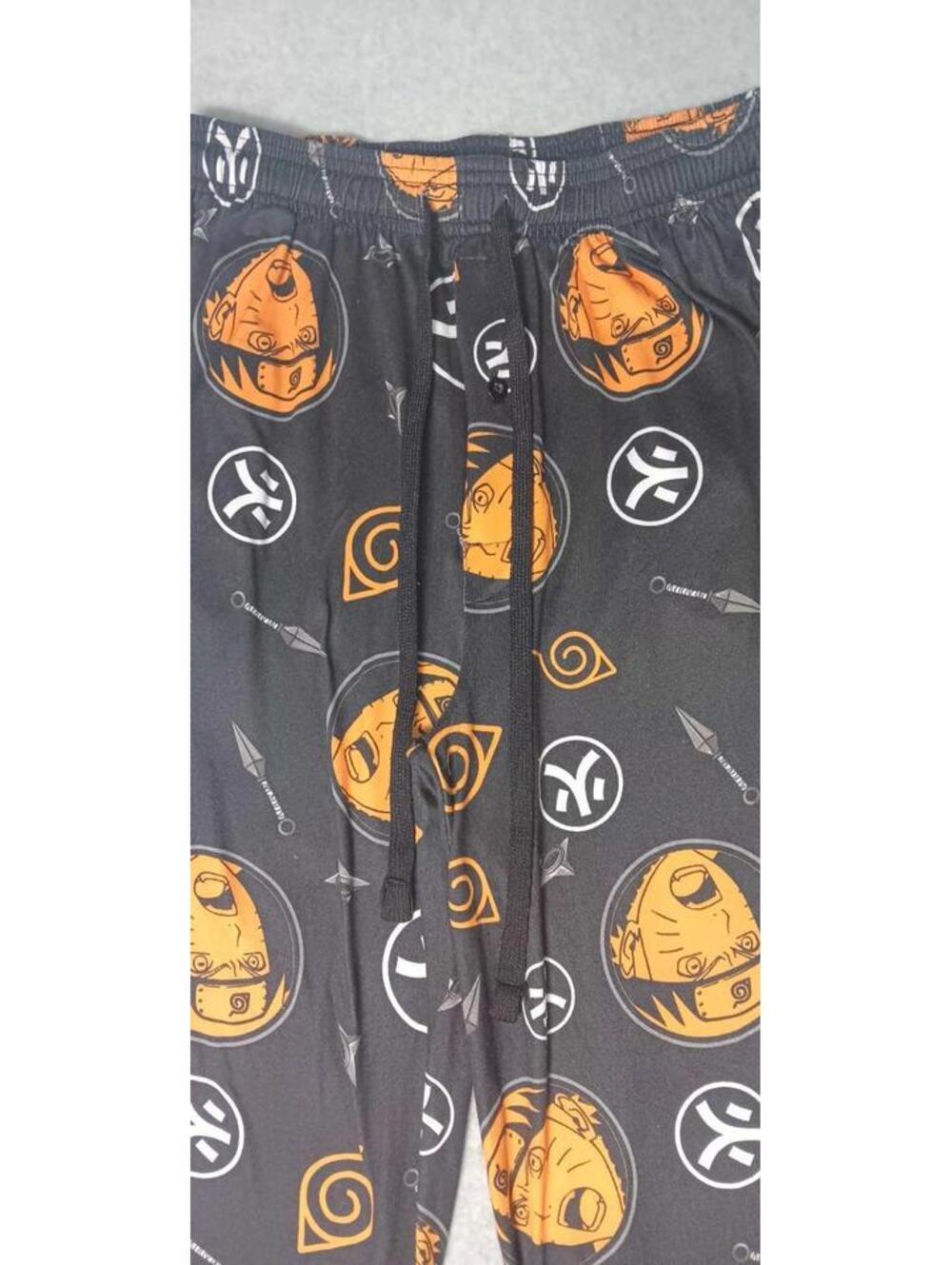 Naruto Shippuden Pajama Sleep Pants Mens Size Small Multicolor all-over print... - Picture 4 of 12